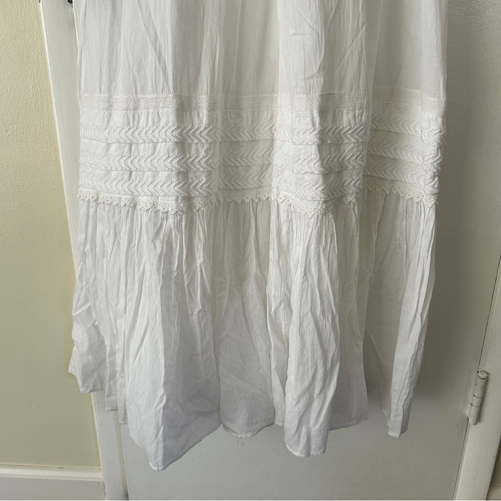 Ramy Brook Lulu White Cotton Maxi Dress - Picture 8 of 10